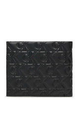 Calvin Klein Logo Print Bifold Erkek Cüzdanı Black