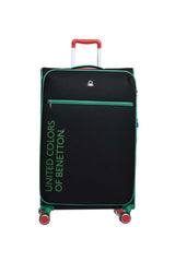 Benetton Kabin Boy 50 Cm Kumaş Valiz Siyah