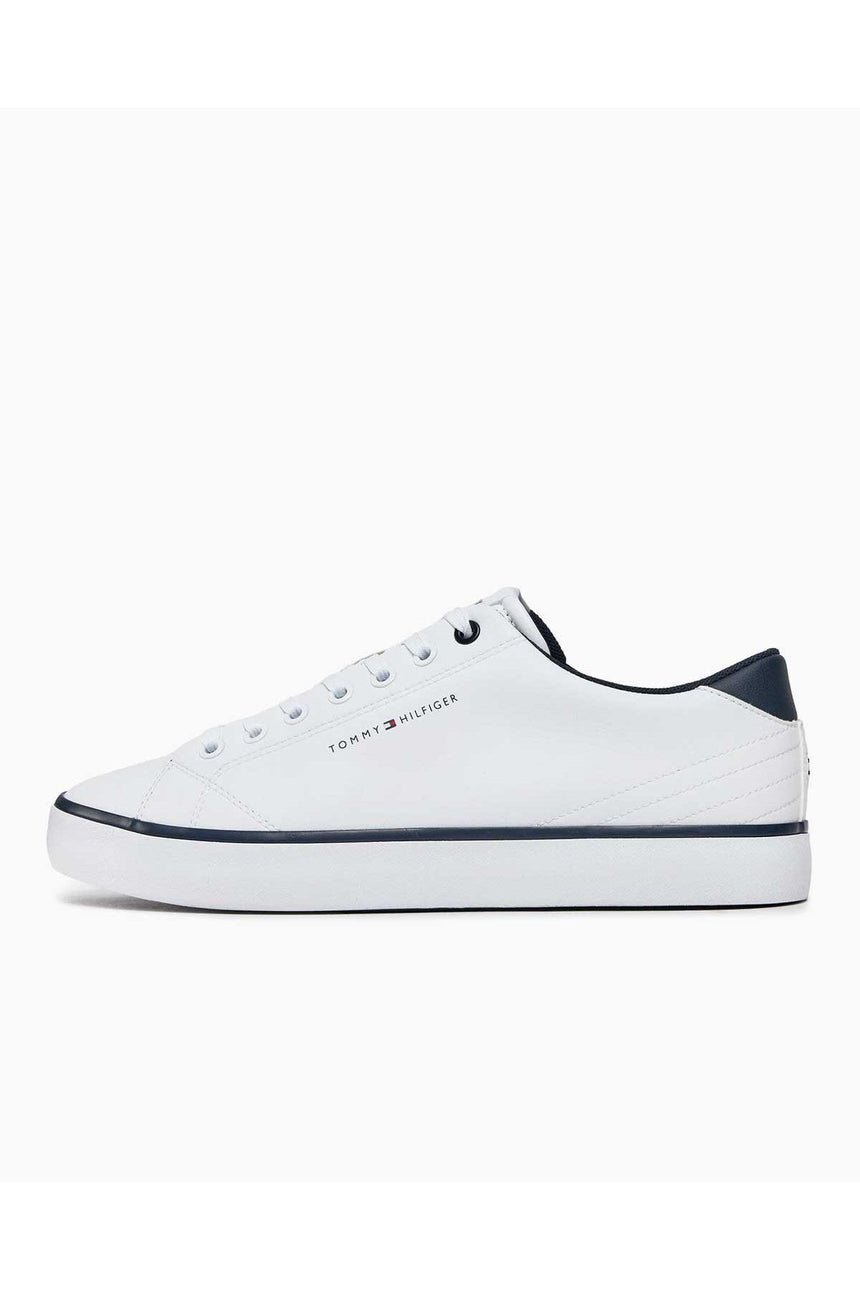 Tommy Hilfiger Leather Low Top Sneakers White