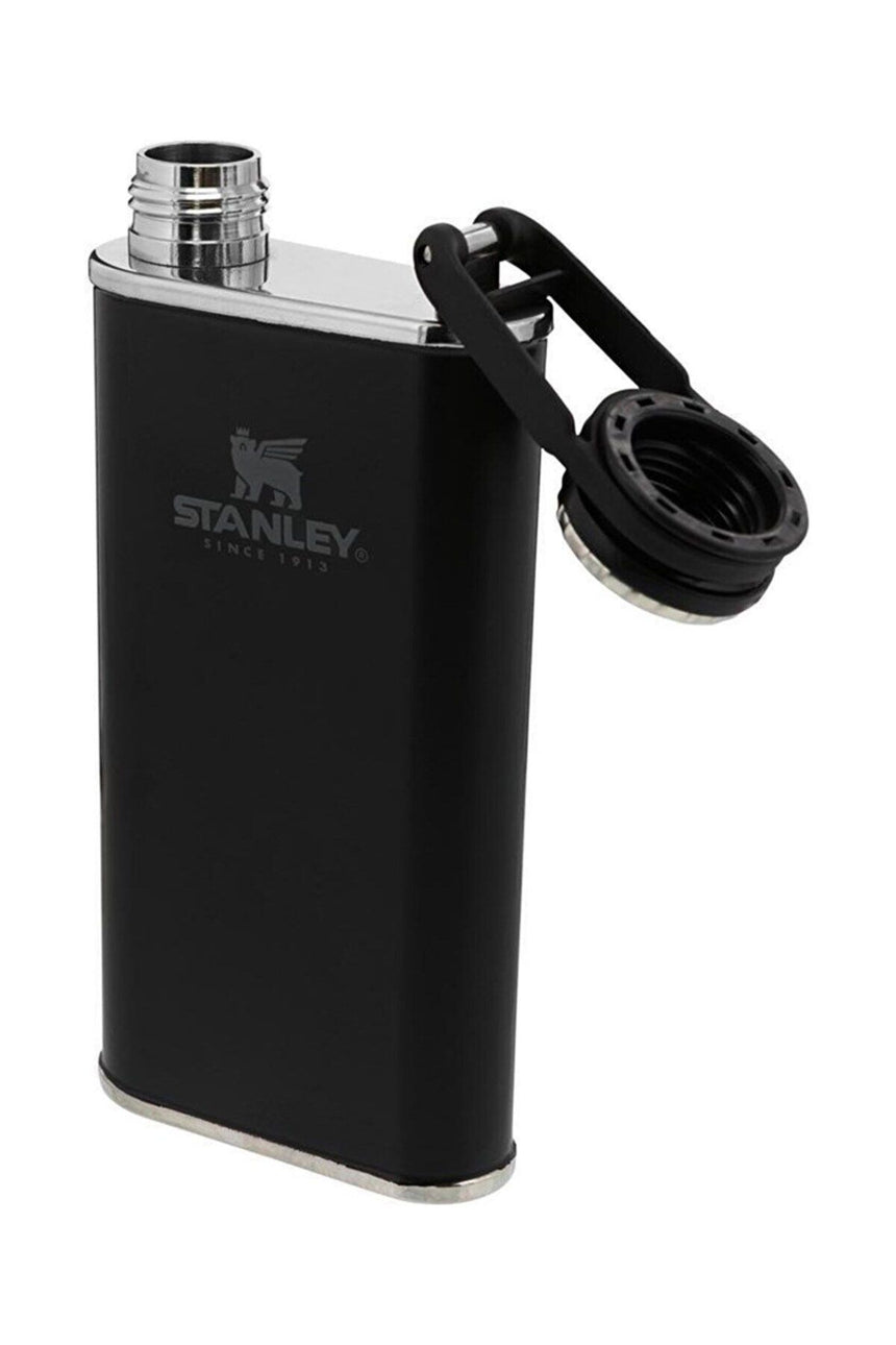 Stanley The Easy Fill Wide Mouth Flask 0.23 Litre Geniş Ağızlı Cep Matarası Matte Black