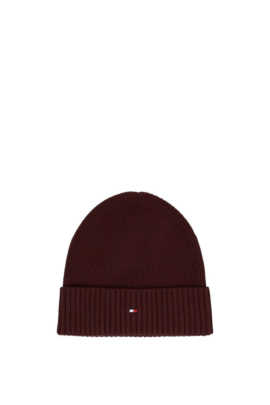 Tommy Hilfiger Pima Cotton Beanie Erkek Bere Red