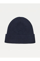 Tommy Hilfiger Pima Cotton Beanie Erkek Bere Blue