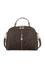 Benetton Klasik Small Çapraz Askılı Kadın Çantası Kahve- Haki