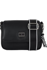 Tommy Hilfiger City Girl Small Flap Crossover Çapraz Askılı Çanta Black