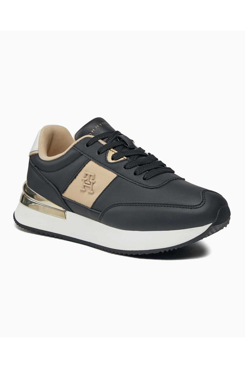 Tommy Hilfiger Elevated Feminine Runner Sneakers Black