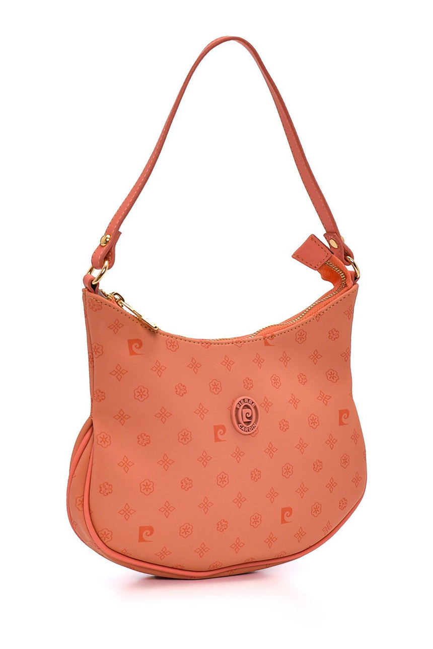 Pierre Cardin Saten Kadın Omuz Çantası Mercan