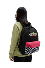 Vans Street Sport Realm Backpack Sırt Çantası Black/Magenta