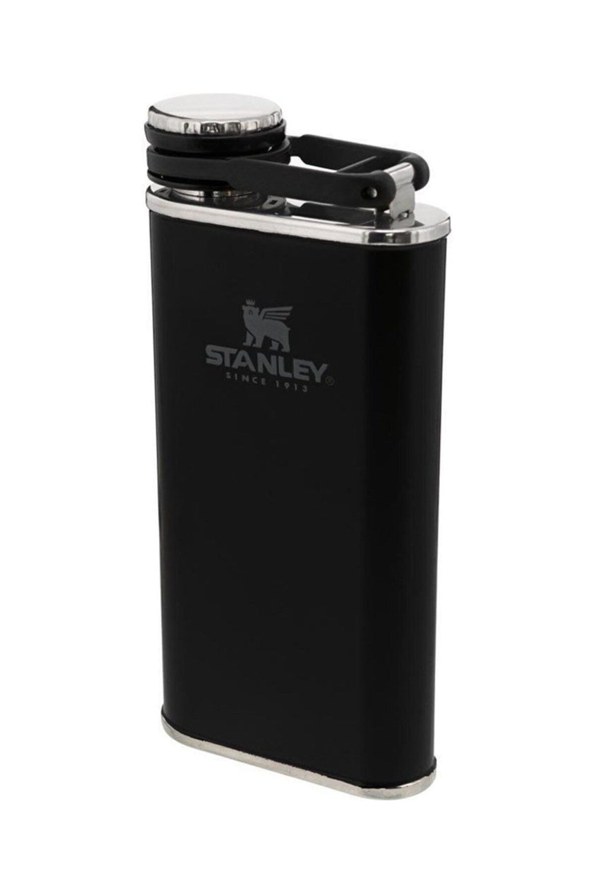 Stanley The Easy Fill Wide Mouth Flask 0.23 Litre Geniş Ağızlı Cep Matarası Matte Black