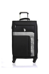Us Polo Assn Orta Boy Kumaş Valiz Siyah