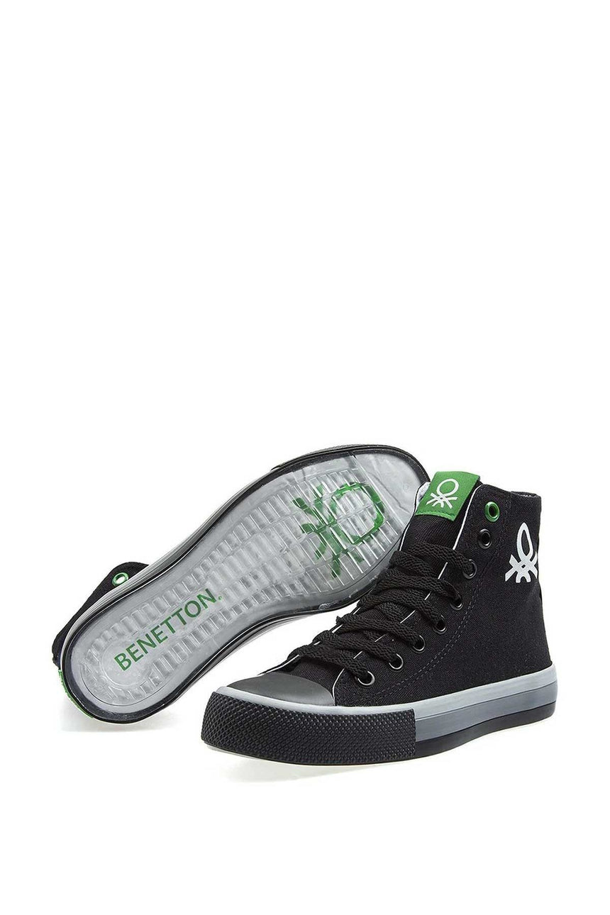 Benetton Kadın Sneakers Siyah1