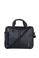 Us Polo Assn Metal Logo Evrak Çantası Siyah