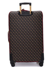 Guess Izzy Beauty Case Orta Boy Valiz Black Gold