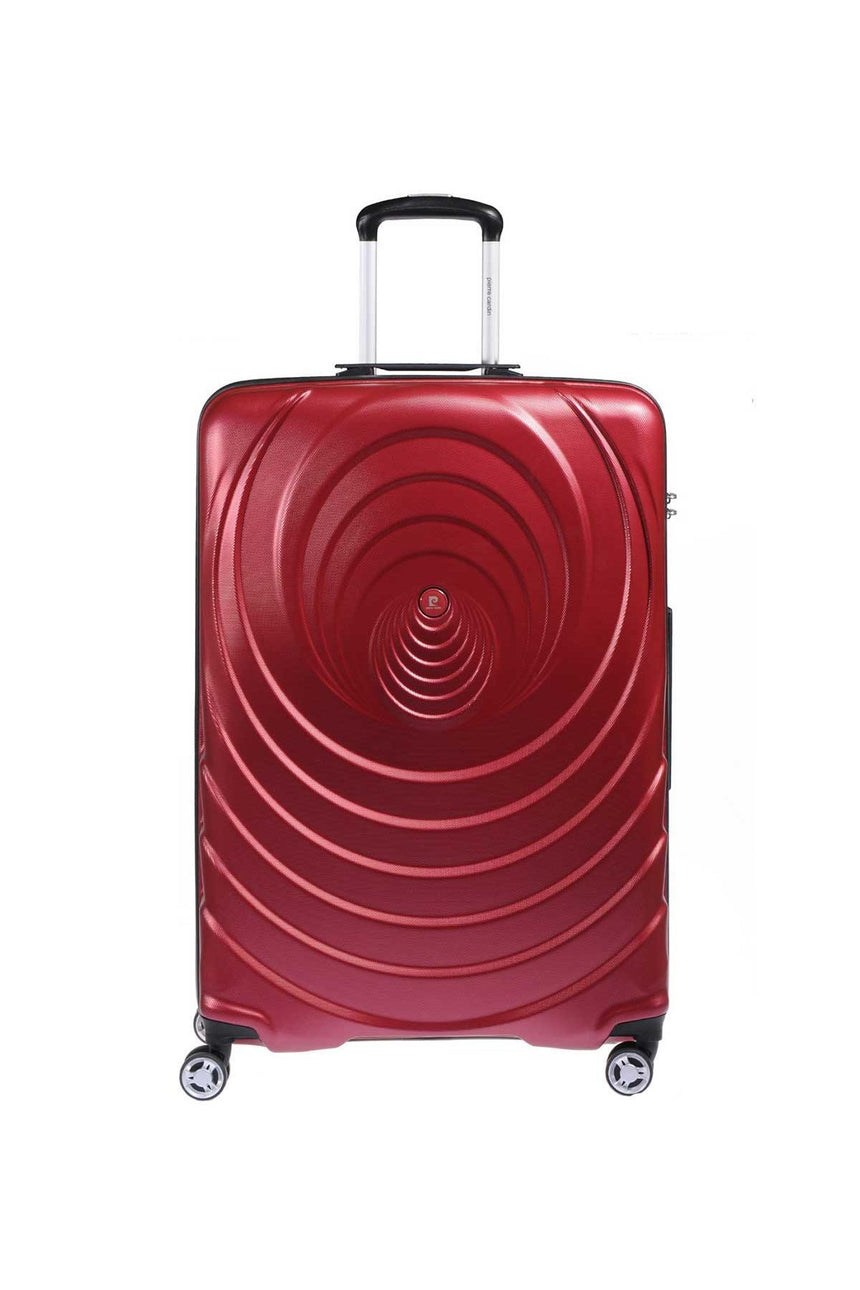 Pierre Cardin Trolley Büyük Boy Sert Valiz Bordo