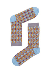 The Socks Company Crıss Cross Çok Renkli Çorap Renkli