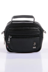 Us Polo Assn Metal Logolu Çapraz Askılı Çanta Siyah