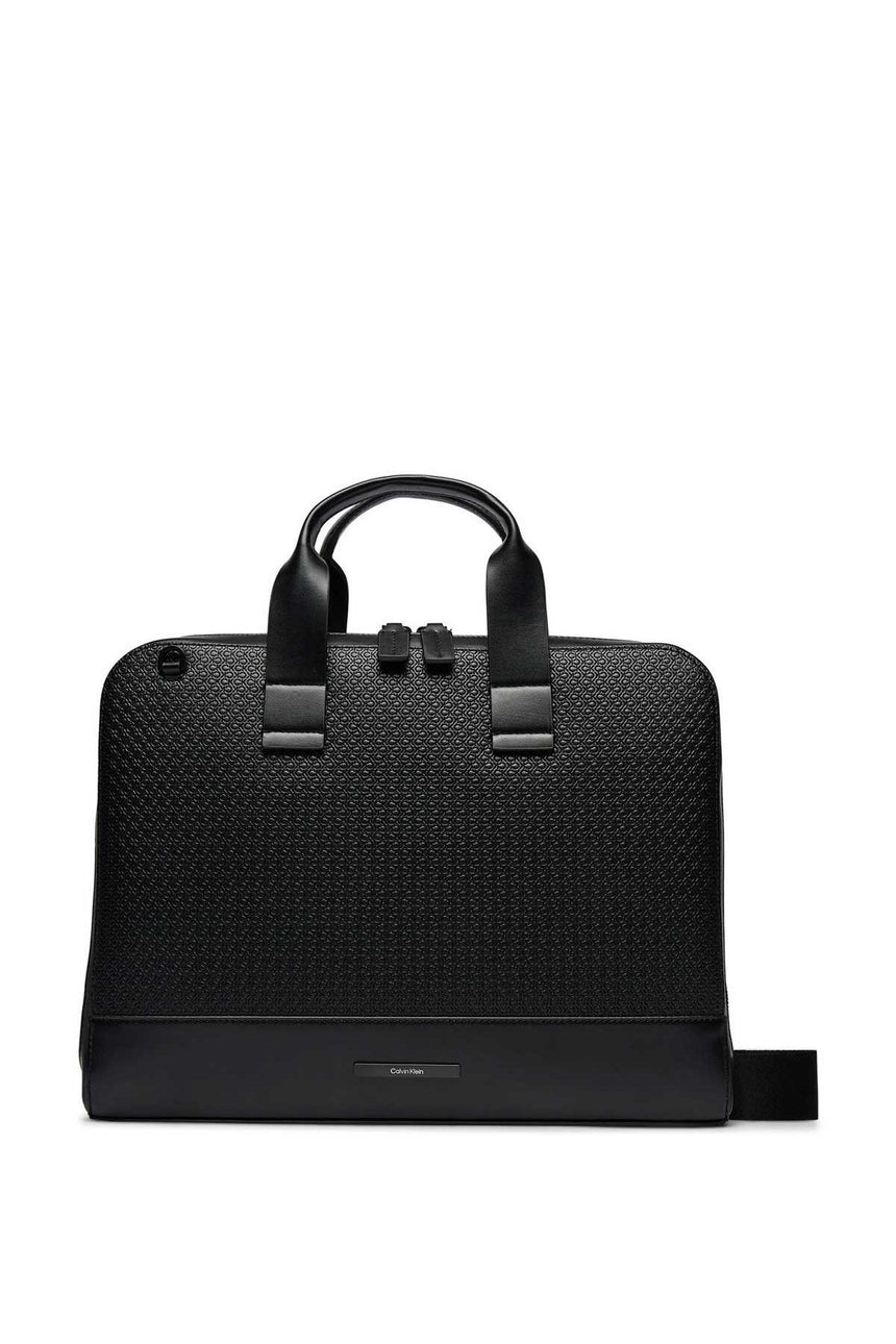 Calvin Klein Modern Bar Slim Laptop Çantası Black