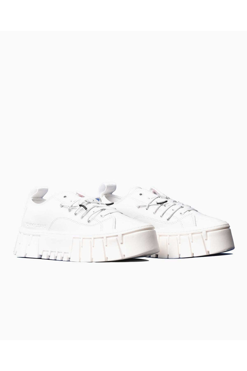 Tommy Hilfiger Platform Low Top Sneakers Ecru