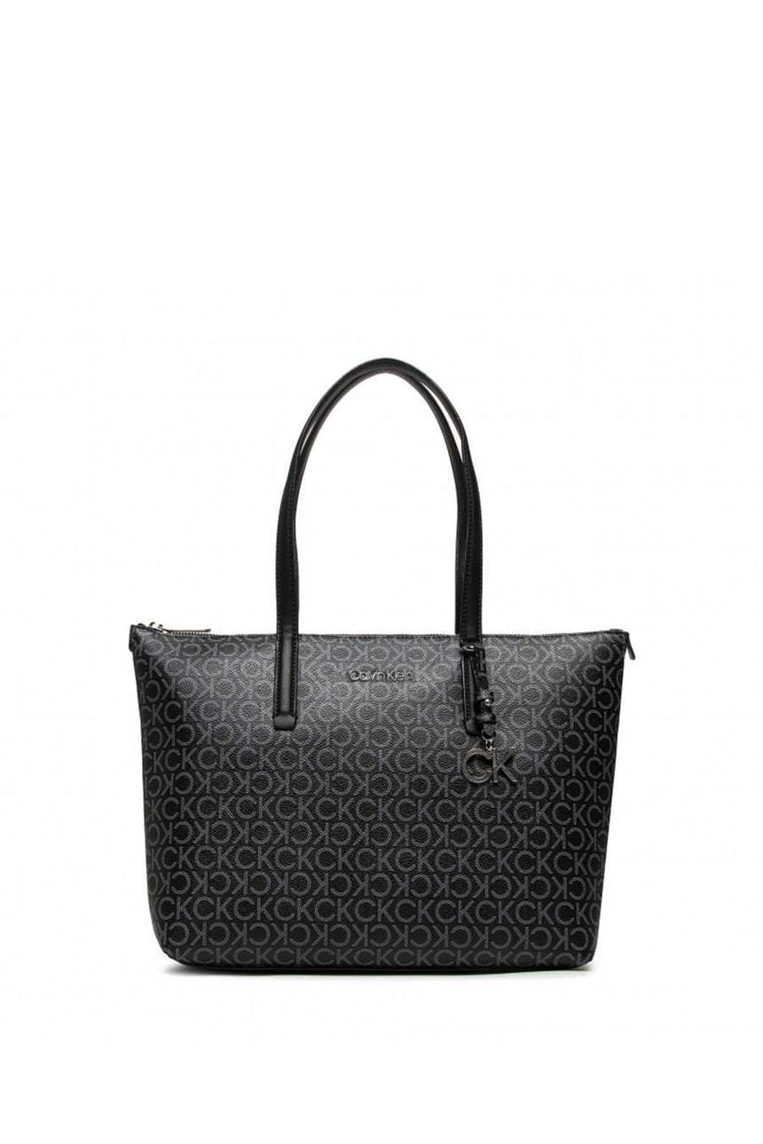Calvin Klein Ck Must Shopper Md Mono Kadın Omuz Çantası Black Mono