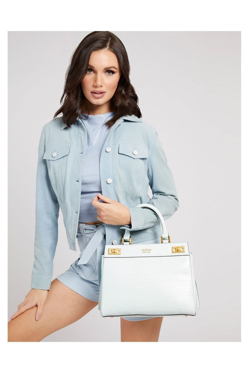 Guess Katey Croc Luxury Sa Kadın Omuz Çantası Surf