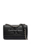 Calvin Klein Mono Flap Zincirli Çapraz Askılı Çanta Black