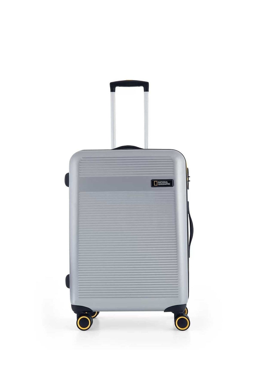 National Geographic 65 Cm Valiz Gümüş