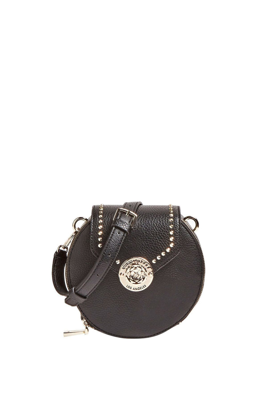 Guess Belle Isle Round Cas Çapraz Askılı Kadın Çantası Black