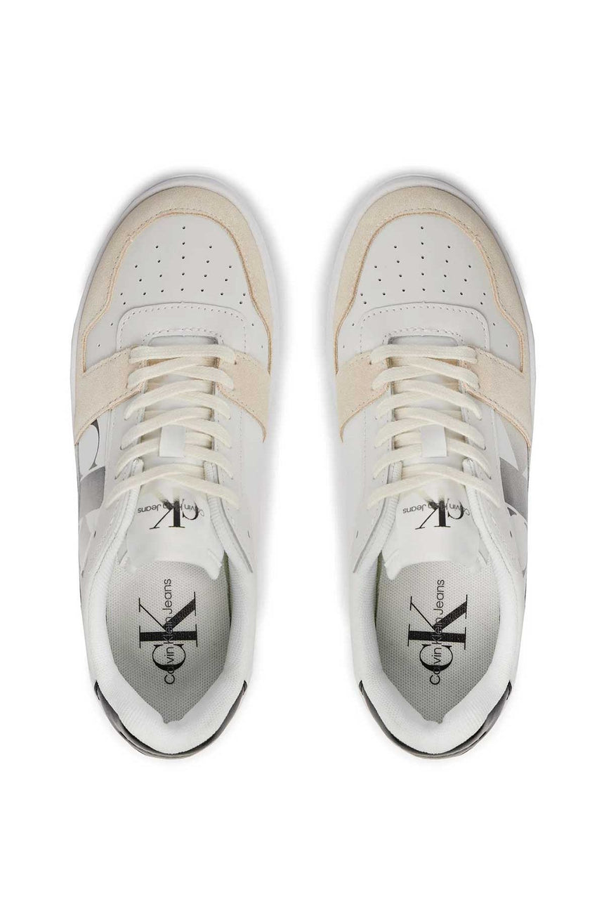 Calvin Klein Bold Flatform Lace Mix Sneakers Bright White/Black