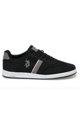 Us Polo Assn 3M Kares 3Fx Erkek Sneakers Siyah