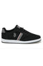 Us Polo Assn 3M Kares 3Fx Erkek Sneakers Siyah