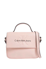 Calvin Klein Sculpted Boxy Flap Mono Omuz Çantası Pink