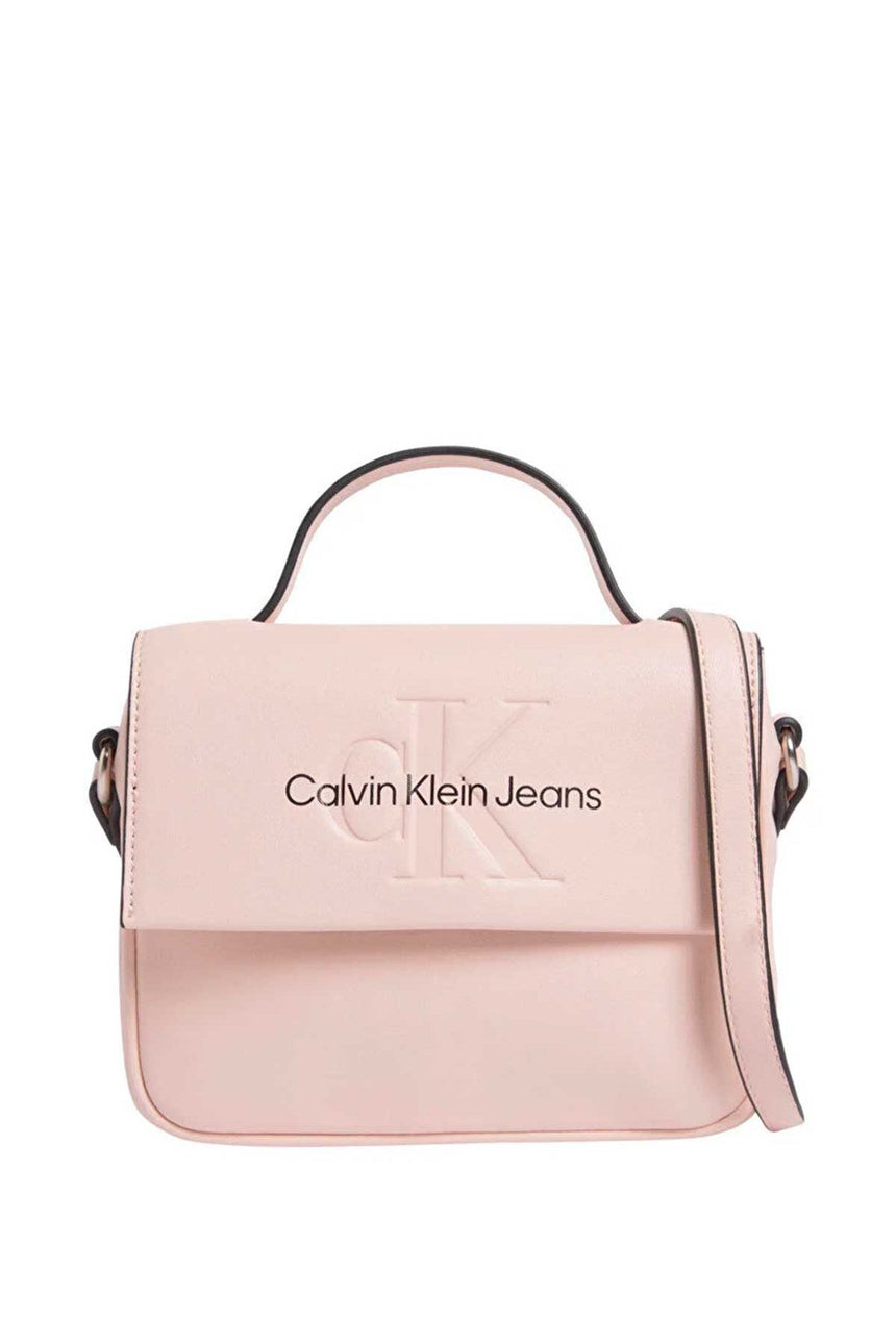Calvin Klein Sculpted Boxy Flap Mono Omuz Çantası Pink