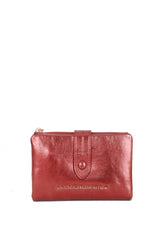 Benetton 3 Blok Mini Kadın Cüzdanı Bordo