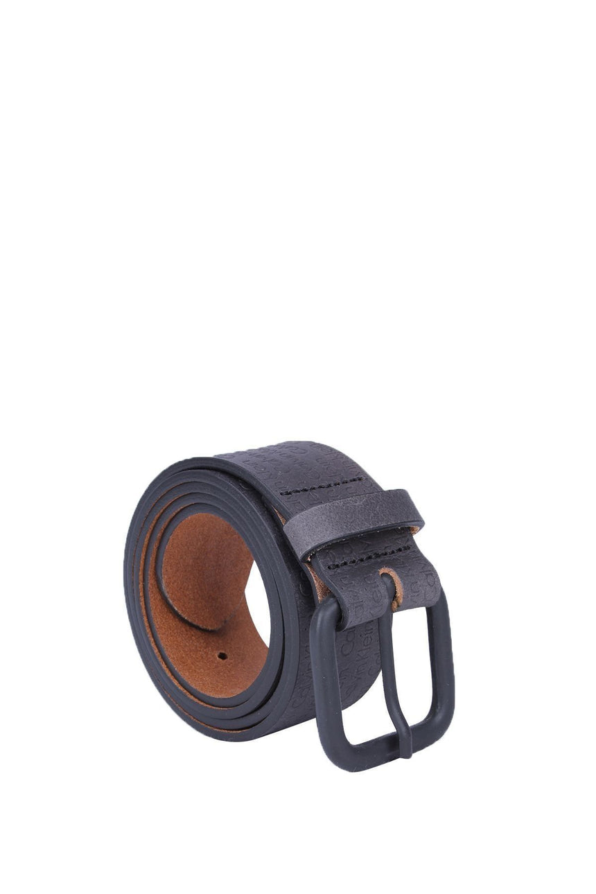 Calvin Klein Basic Ck Logo 95 cm Erkek Kemer Black