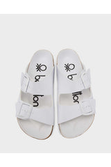 Benetton Kadın Sandalet Beyaz