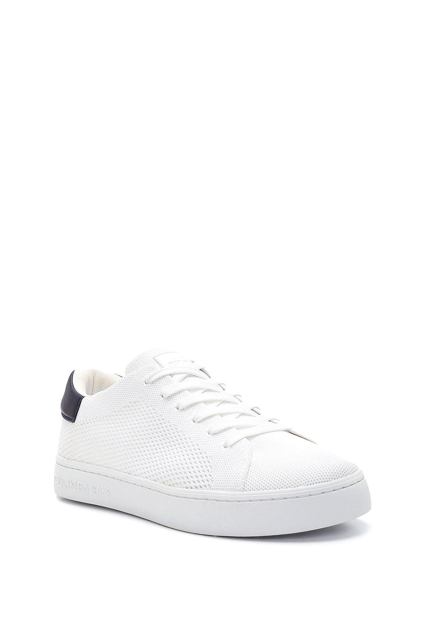 Calvin Klein Erkek Laceup Pes Cupsole Sneaker Bright White