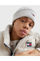 Tommy Hilfiger Knitted Hat Kadın Bere Silver Grey Heather