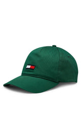 Tommy Hilfiger Elongated Flag Şapka Green
