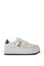 Calvin Klein Bold Flatform Lace Mix Sneakers Bright White/Black