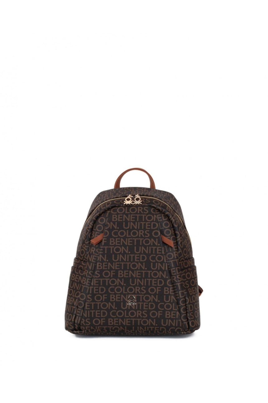 Benetton Mono Kadın Sırt Çantası Kahve - Taba
