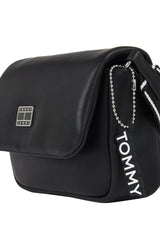 Tommy Hilfiger City Girl Small Flap Crossover Çapraz Askılı Çanta Black