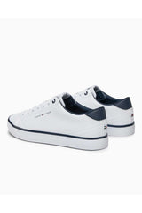 Tommy Hilfiger Leather Low Top Sneakers White