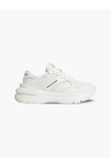 Calvin Klein Runner Laceup Snap Wn Kadın Sneaker Triple White - WHITE