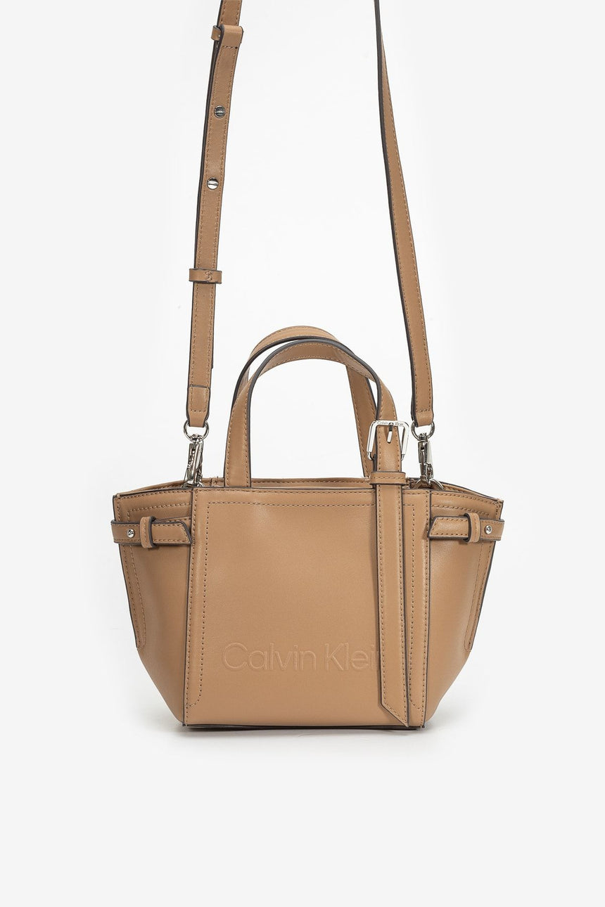 Calvin Klein Minimal Hardware Kadın El Çantası Khaki