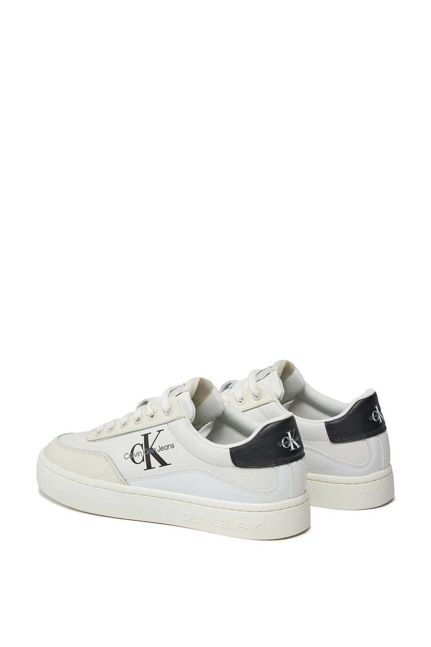 Calvin Klein Classic Cupsole Low Lace Up Sneakers White