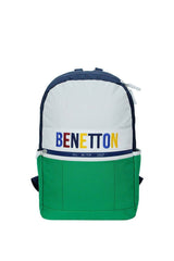 Benetton Ön Cepli Sırt Çantası Lacivert - Yeşil