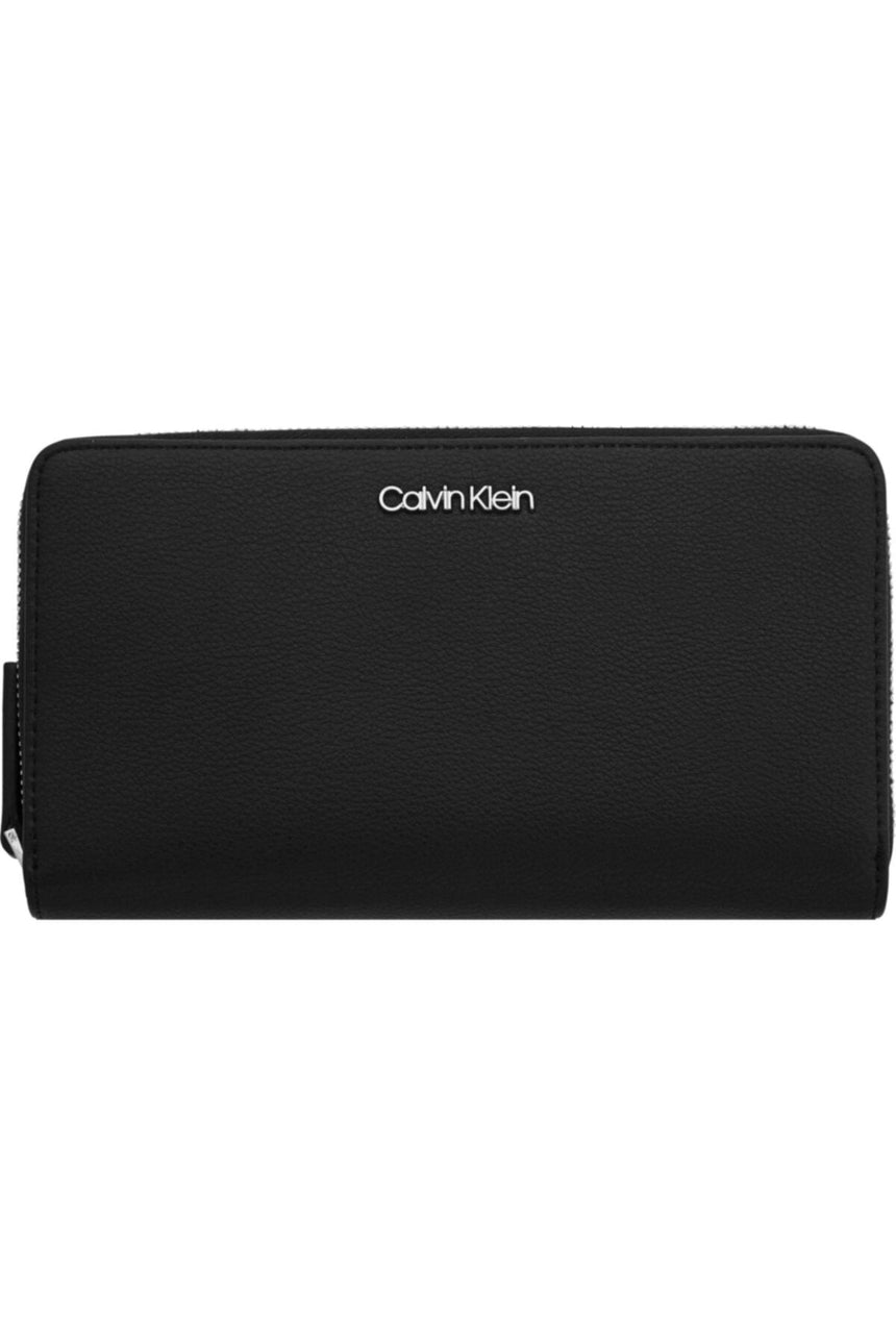 Calvin Klein Ck Must Ziparound Xl Kadın Cüzdanı Black