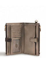 Guess Eco Brenton Slg Lrg Kadın Cüzdanı Brown Logo