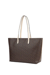 Calvin Klein Shopper Md Kadın Omuz Çantası Brown Mono Mix