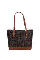 Benetton Mono Kemer Kulplu Kadın Kol Çantası Kahve - Taba