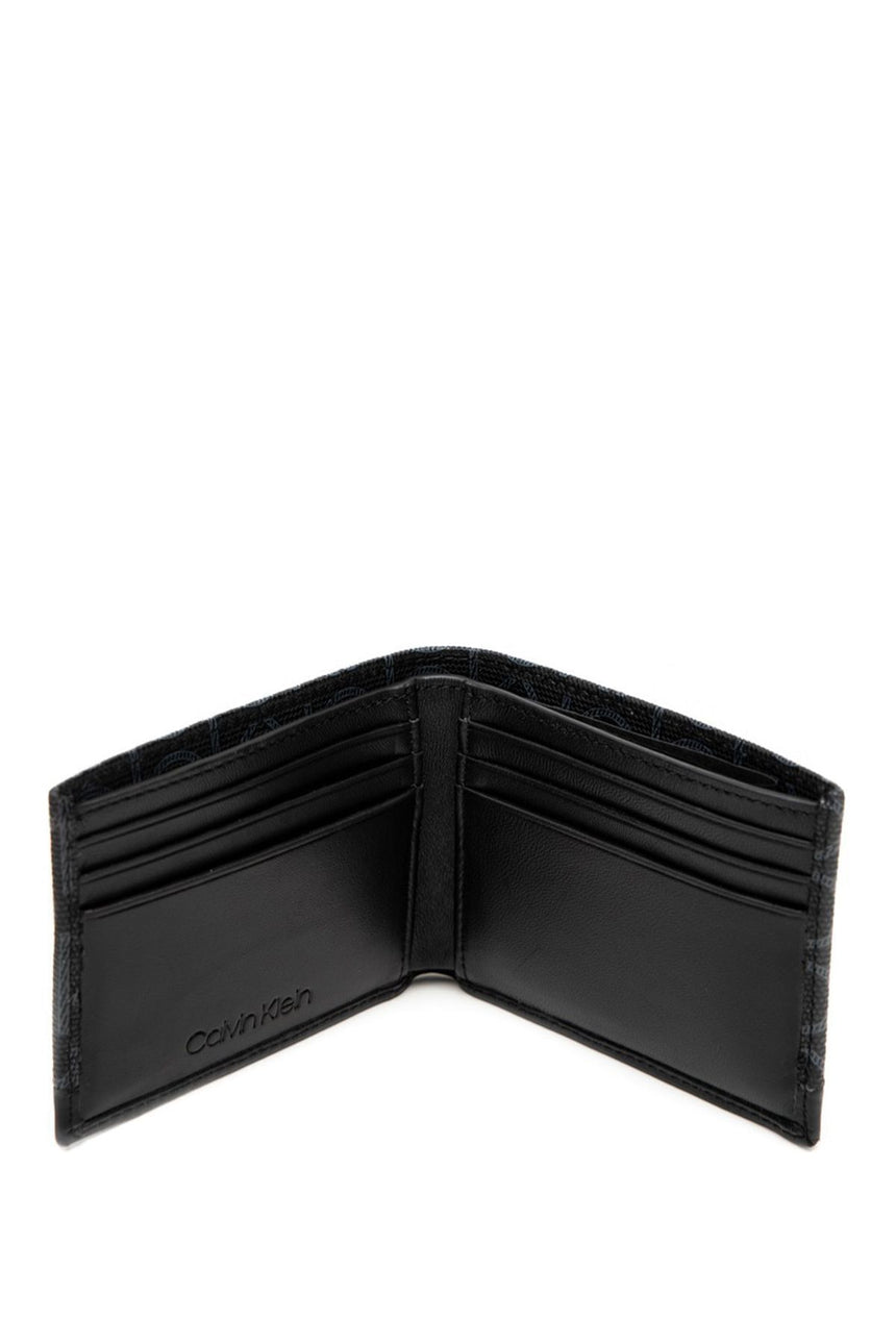 Calvin Klein Bifold 6Cc W/ Bill Erkek Cüzdanı Black Mono